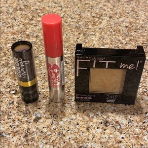 MAYBELLINE / REVLON LIP AND FACE BUNDLE